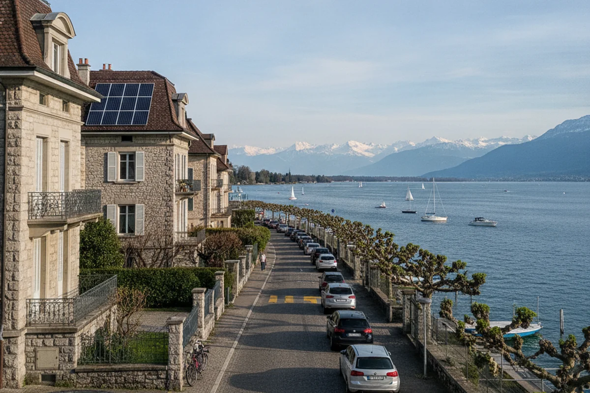 Panneaux solaires à Morges, Vaud