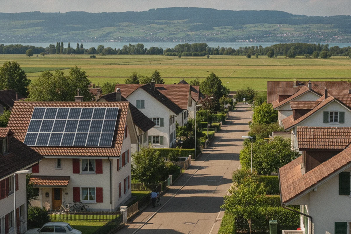 Panneaux solaires à Yverdon-les-Bains, Vaud